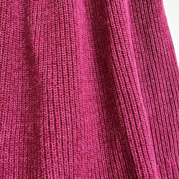 Mossimo Knit Pink Y2K Size S Hi-Low Sweater Skirt Short Casual Mini Rocker Punk - Picture 11 of 11